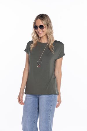 CAMISETA CON COLLAR PRIMAVERA VERANO BUDDYBLUE KAKI 34.99