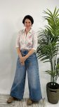 CAMISA PRIMAVERA TACHAS Y ESTAMAPDO COTTON W U