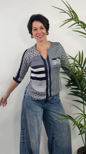 FALSA CAMISA MARINERA COTTON W MARINO 30