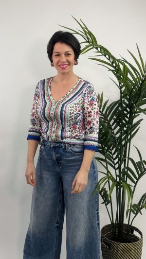FALSA CAMISA ESTAMPADA COTTON W U