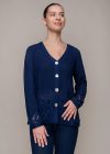CHAQUETA DE PUNTO  PRIMAVERA ELVET MARINO