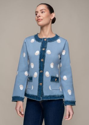 CHAQUETA CHANEL ESPECIAL ELVET AZUL