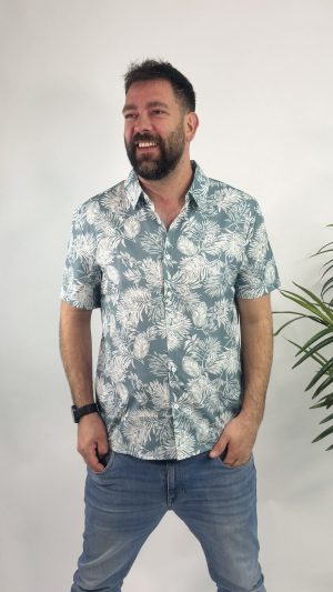 CAMISETA HOJAS FORESTAL U