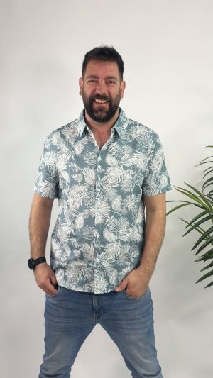 CAMISETA HOJAS FORESTAL U 29.99