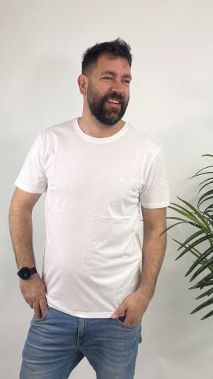 CAMISETA LISA HOMBRE FORESTAL BLANCO 19.99