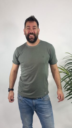 CAMISETA LISA HOMBRE FORESTAL KAKI