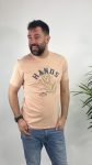 CAMISETA PINTADO HOJAS FORESTAL ROSA