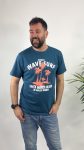 CAMISETA PINTADO PALMERAS Y LETRAS FORESTAL U