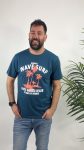 CAMISETA PINTADO PALMERAS Y LETRAS FORESTAL U 24.99
