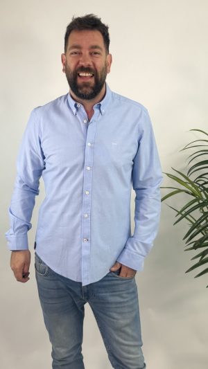 CAMISA LISA GENDIVE ELEGANTE GENDIVE AZUL