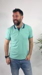 POLO LISO TOQUE CUELLO GENDIVE VERDE