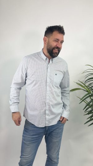 CAMISA FANTASIA PRIMAVERA GENDIVE AZUL