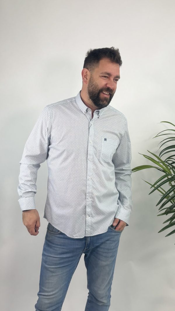 CAMISA FANTASIA PRIMAVERA GENDIVE AZUL
