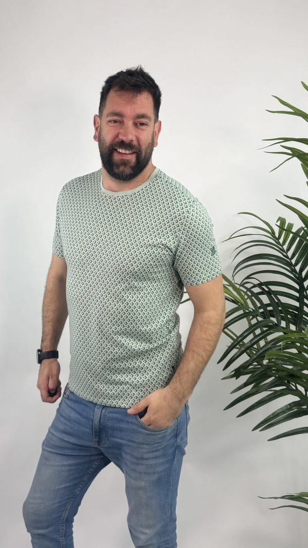 CAMISETA FORMAS FANTASIA GENDIVE VERDE