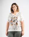 CAMISETA CUELLO PICO VERANO BAGORAZ BAGORAZ BEIGE