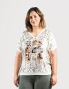 CAMISETA CUELLO PICO VERANO BAGORAZ BAGORAZ BEIGE 49.99