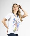 CAMISETA ESTAMPADA VERANO KALISSON KALISSON BLANCO