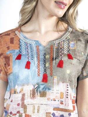 CAMISETA FLECOS VERANO ESTAMPADO KALISSON U 49.99