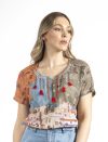 CAMISETA FLECOS VERANO ESTAMPADO KALISSON U 30