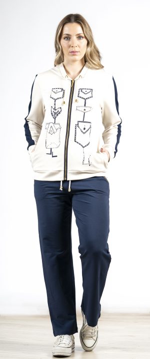 PANTALON BOLSILLOS ESTILO CHANDAL KALISSON MARINO 49.99