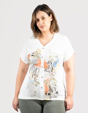 CAMISA SIN MANGAS TALLA GRANDE BAGORAZ BAGORAZ BLANCO