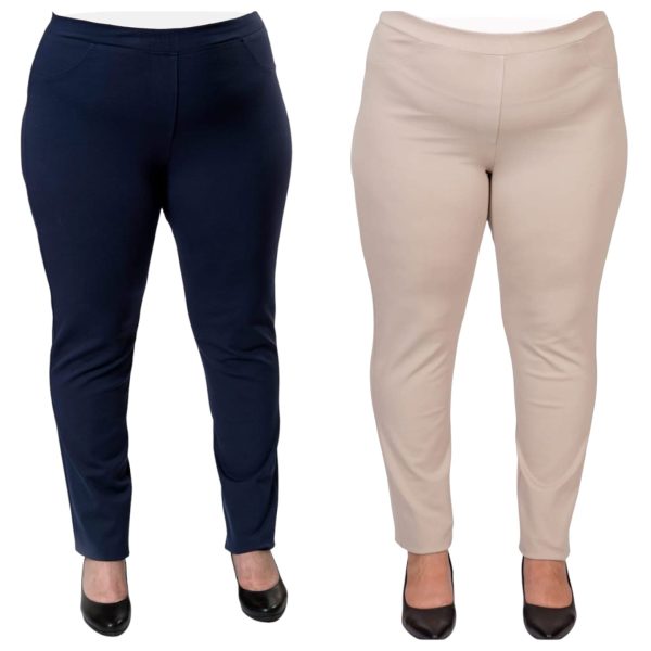 PANTALON TALLA GRANDE IG ISABEL G BEIGE