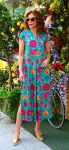 VESTIDO PRINT VERANO LEMAILLE LEMAILLE VERDE