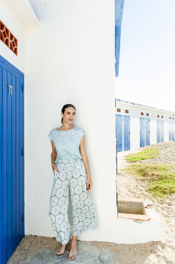 PANTALON FLOJO NICTE NICTE VERDE