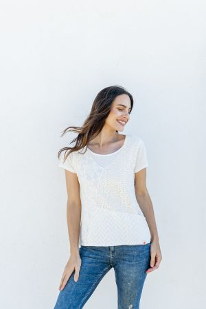 CAMISETA ESPECIAL NICTE VERANO NICTE BLANCO