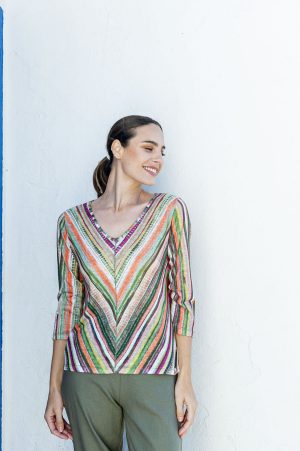 CAMISETA ESTAMPADO VERANO ELEGANTE NICTE NICTE U