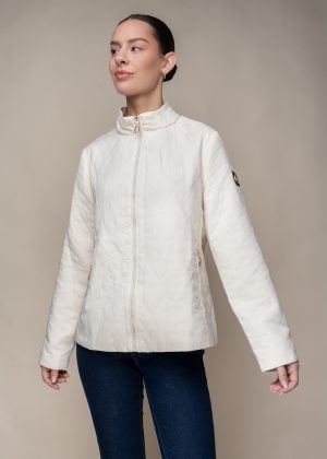 PARKA CORTA BORDADO OPCION BLANCO