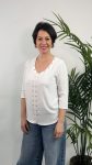 BLUSA PRIMAVERA AROS ROCIO BLANCO