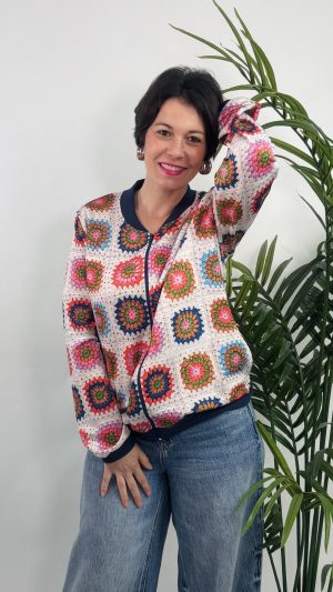 SUDADERA CROCHET ESPECIAL PRIMAVERA VERANO ROCIO U 49.99