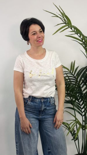 CAMISETA BE KIND ROCIO BLANCO 29.99