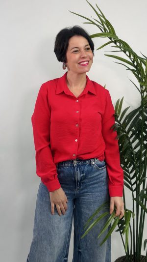 CAMISA LISA PRIMAVERA STRATEGGA ROJO 44.99