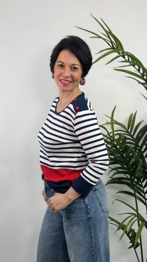 CAMISETA MARINERA DETALLE BOTON STRATEGGA U 34.99
