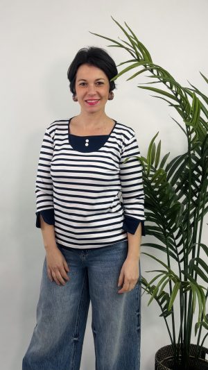 CAMISETA MARINERA  PRIMAVERA STRATEGGA MARINO