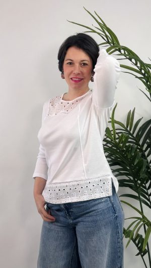 CAMISETA M/FRANCESA PRIMAVERA STRATEGGA BLANCO 37.99