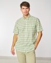 CAMISA CUADROS VERANO MANGA CORTA SURTRANSA VERDE