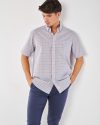 CAMISA CUADROS VERANO MANGA CORTA SURTRANSA AZUL 37.99
