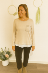 COTTON W BEIGE