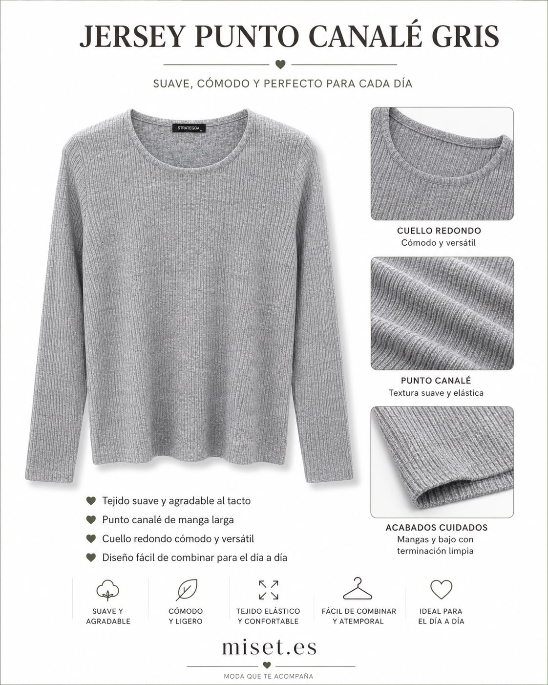 STRATEGGA GRIS 34.99